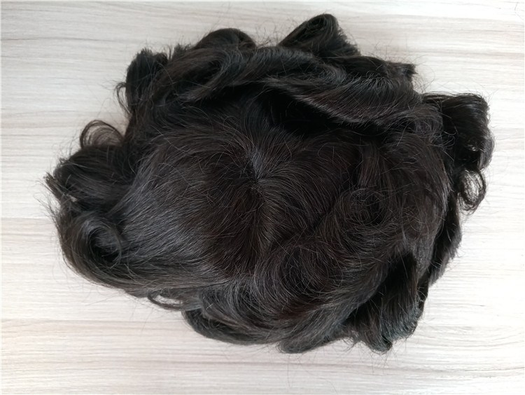 Large Quantity high quality fine mono with skin around hair system for men QM062